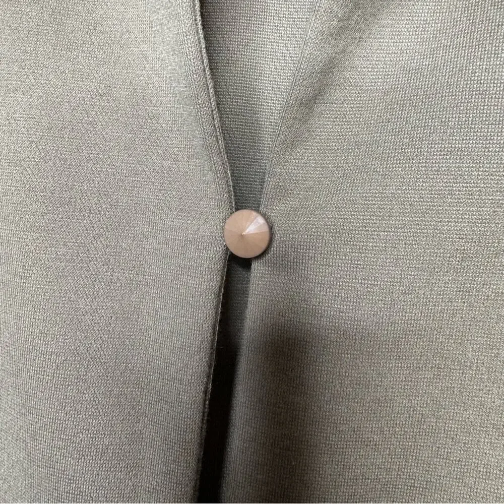 SOFT BY AVENUE / tan button front knit jacket / 18/20
